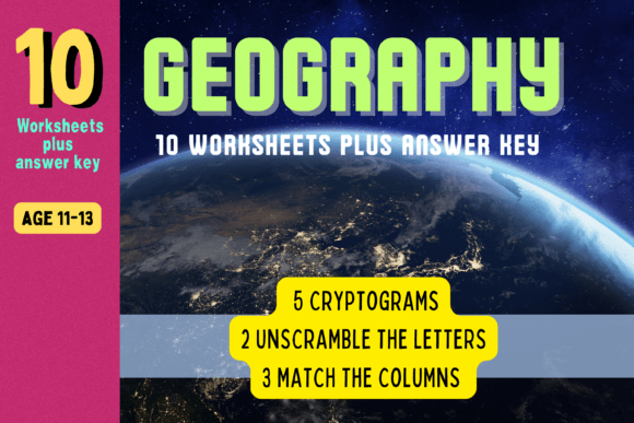 Download Geography Worksheets with Answer Key - Premium Resources