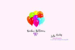 Download Rainbow 2 Pride Balloons Graphic - Premium Bundle